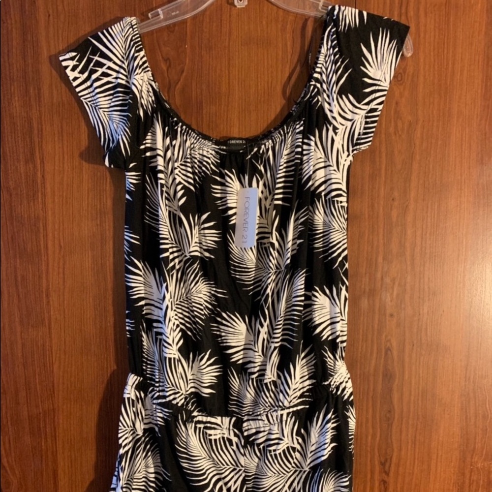 Palm Tree Print Romper